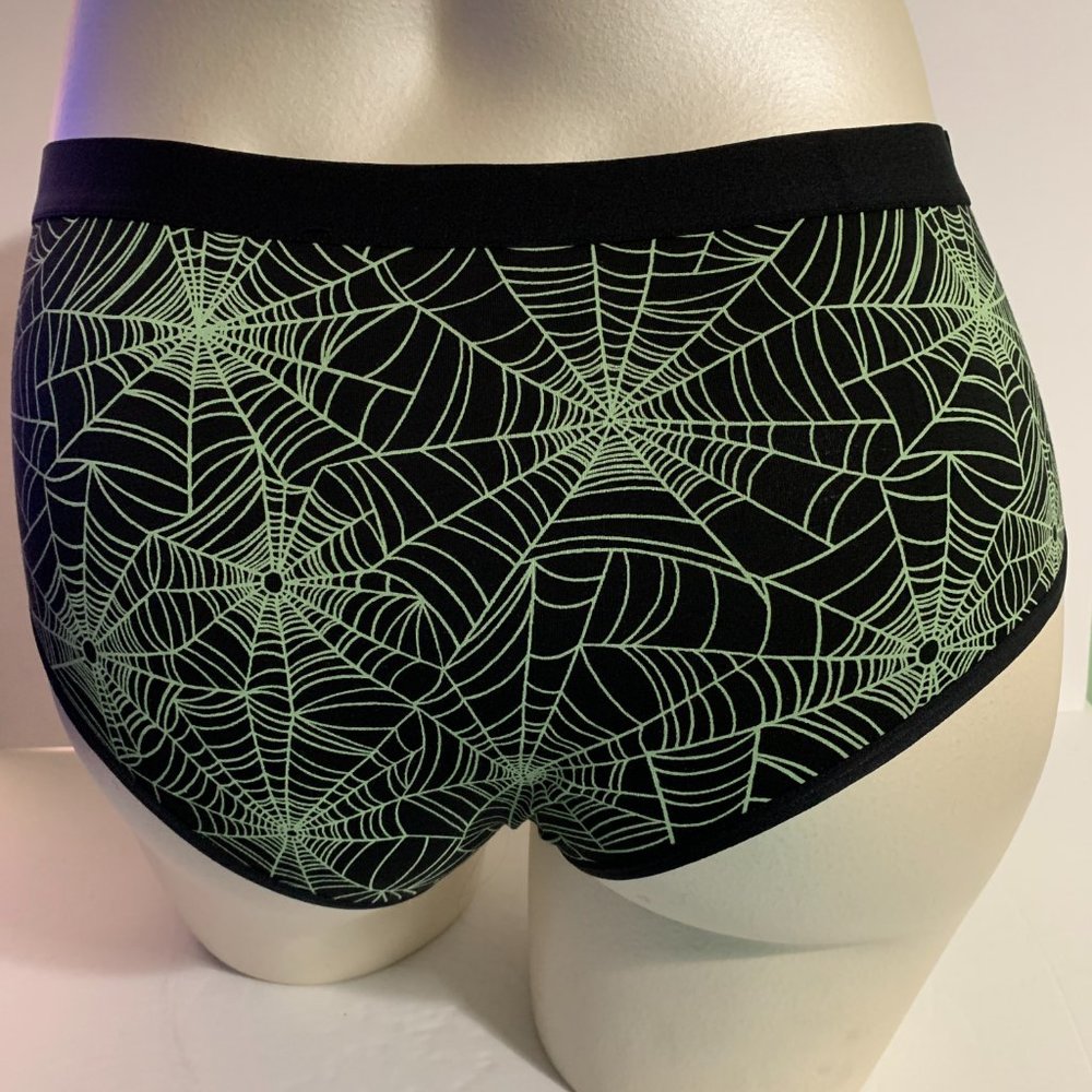 Torrid Cheeky Panties Underwear Spiderweb Halloween Mid Rise Plus Size 1 14 16 - Picture 3 of 4